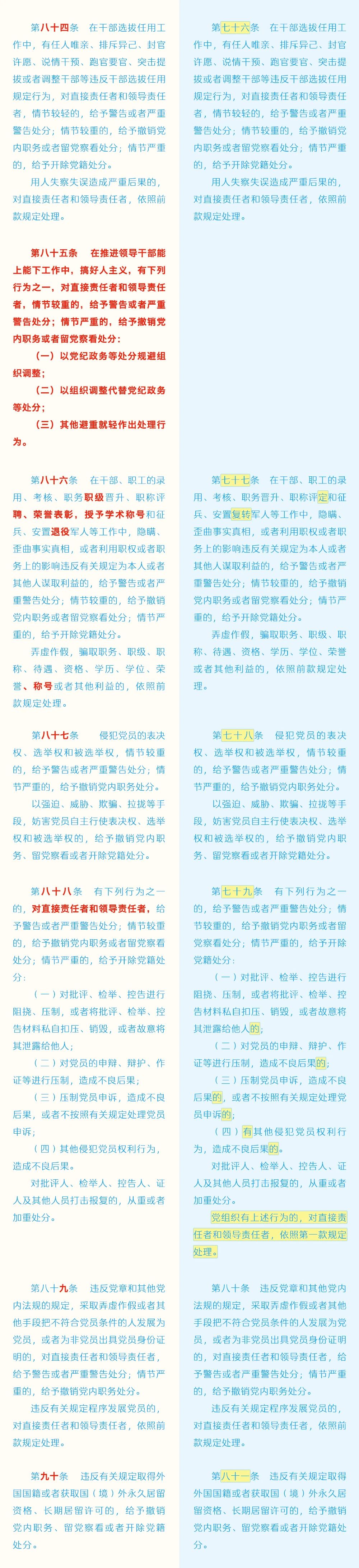 对照表13