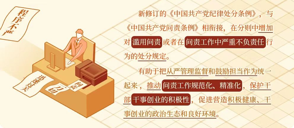 对滥用问责或在问责工作中严重不负责任