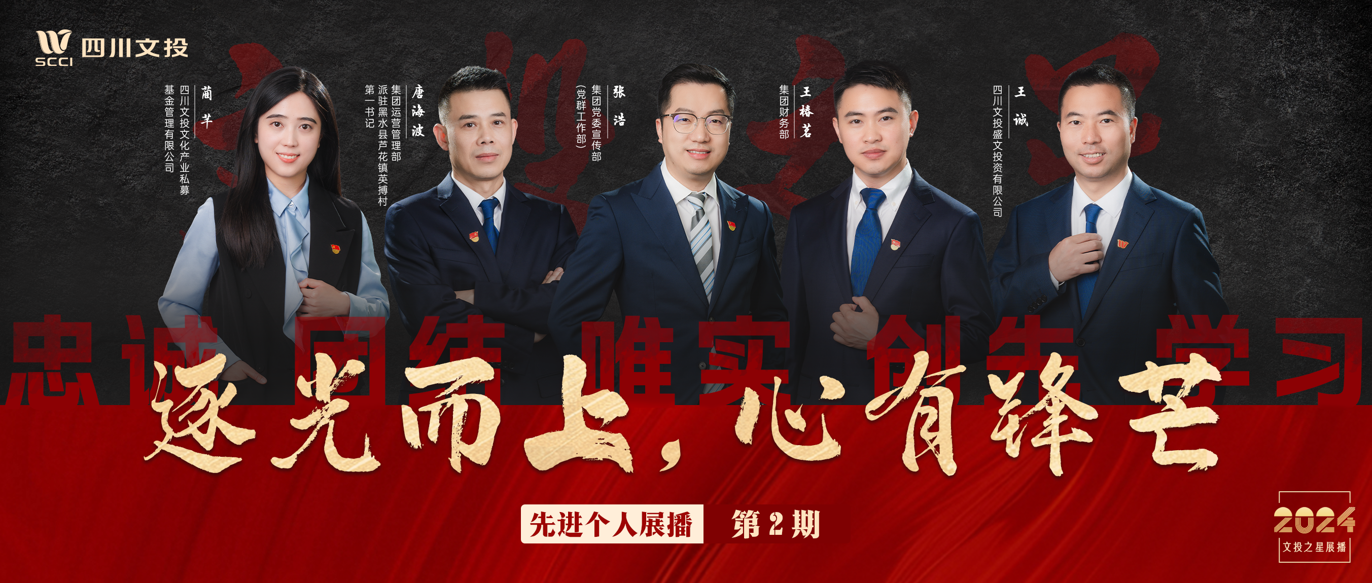 榜样的力量——2024年度“文投之星”展播│先进个人篇（二）